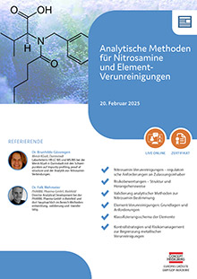 Analytische Methoden für Nitrosamine und Element-Verunreinigungen - Live Online Seminar