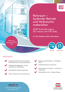 Reinraum – laufender Betrieb und Verbrauchsmaterialien