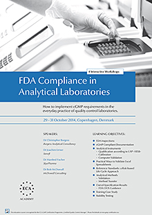 FDA Compliance in Analytical Laboratories <p>(Im Auftrag der European Compliance Academy)