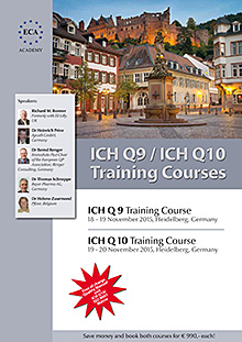 ICH Q9 Training Course <p>(Im Auftrag der European Compliance Academy)