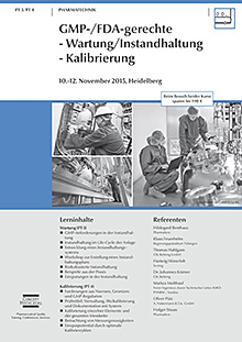 GMP-gerechte Kalibrierung (PT 4)